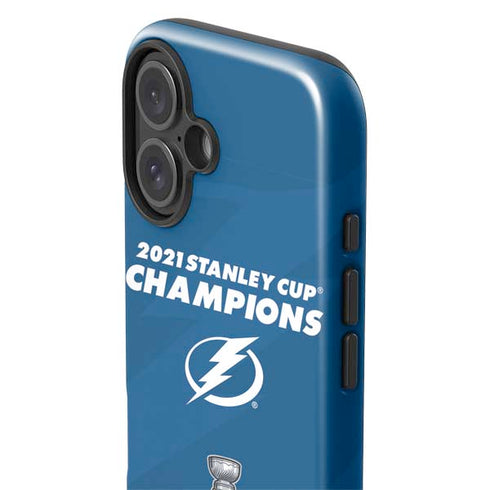 NHL 2021 Stanley Cup Champions Tampa Bay Lightning iPhone 16 Plus Impact Case